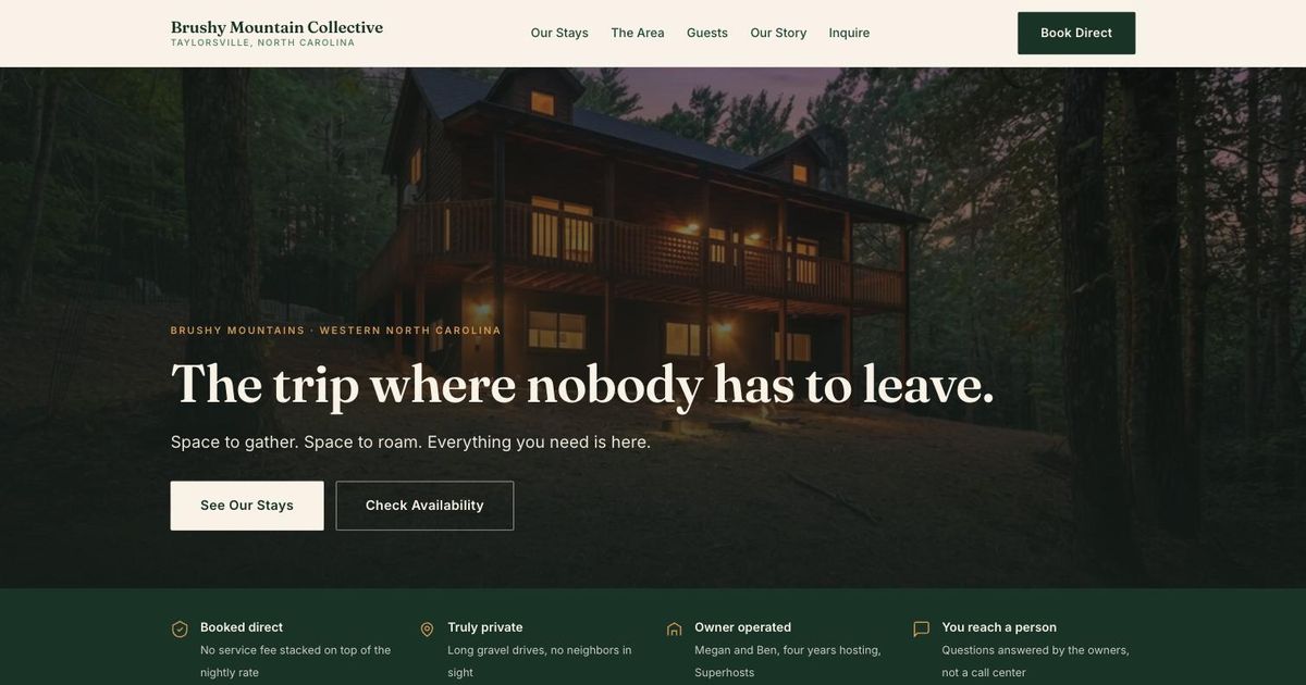 Brushy Mountain Collective homepage